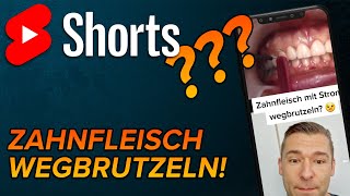 Zahnfleisch wegbrutzeln shorts [upl. by Fonzie]