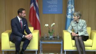 HRH Crown Prince Haakon of Norway at the General Conference of UNESCO [upl. by Adrial14]