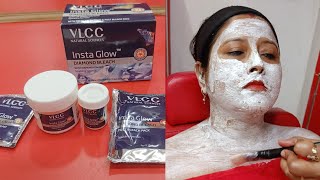 VLCC Insta glow Diamond Bleach  How to use Bleach on face Full review amp Demo  VLCC Diamond bleach [upl. by Ophelia]