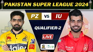 ISLAMABAD UNITEDS vs PESHAWAR ZALMI PSL 9 ELIMINATOR MATCH LIVE  PZ vs IU LIVE COMMENTARY [upl. by Lynette]