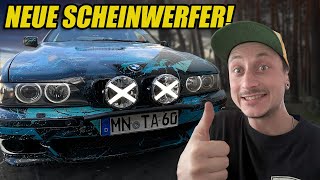 Fette Zusatzscheinwerfer für den BMW E39 [upl. by Emor270]