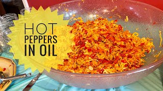 THE BEST HOT PEPPERS IN OIL [upl. by Ahilam82]