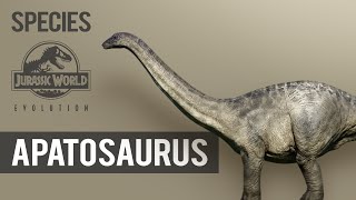 Apatosaurus  SPECIES PROFILE  Jurassic World Evolution [upl. by Royce]