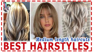 25 Best💕 Hairstyles 2024 for Women Over 50 to Look Younger Medium length haircuts [upl. by Ahrendt584]