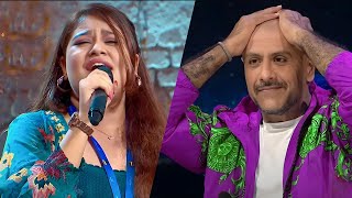 Omg Sneha Shankar को Vishal Dadlani ने कर दिया shocked  Indian idol 15  Full performance [upl. by Ronnie]