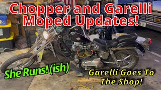 Garelli SSXL NOI and XLCH Chopper Updates [upl. by Deeas863]