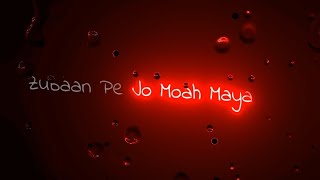 Monta Re Lyrics Whatsapp Status  Kaagaz Ke Do Pankh Le Ke Whatsapp Status  Black Background Status [upl. by Sussman]