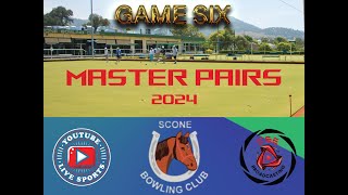 Lee amp Greg John v Carruther amp Began Scone Master Pairs  Game Six [upl. by Renelle]