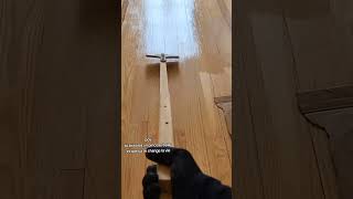 La technique de fou pour vitrifier travauxmaison renovation diy parquet parquetmassif [upl. by Booze]