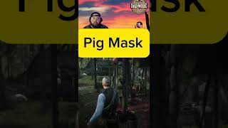 Pig mask in RDR2 gaming rdrgameplay rdr2missions reddeadredemption2 [upl. by Arluene]