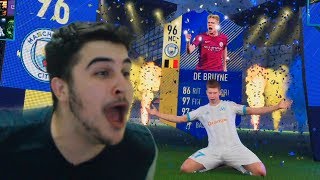 PROFETIZEI O TOTS DE BRUYNE NO PACK OPENING MITADA ABSURDA [upl. by Georgia]