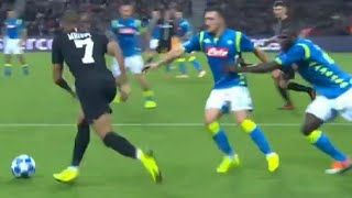 Kalidou Koulibaly literally pushed the defender to stop Kylian Mbappe 😂 [upl. by Araed]