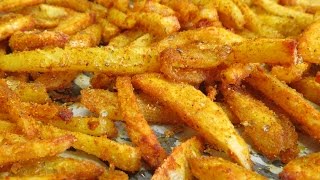 Batatas fritas sem óleo com ervas aromáticas e especiarias [upl. by Peadar]