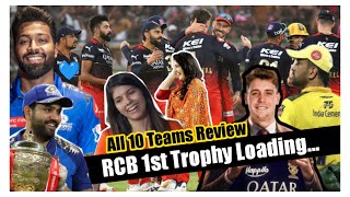 RCB खेलेगा फाइनल 🔥 ALL 10 Teams Final Retention Released Players List and Purse [upl. by Lerrej789]