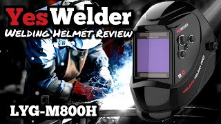 Yeswelder Auto Darkening Welding Helmet Review  Large Viewing Area Under 100 Dollars [upl. by Xerxes531]