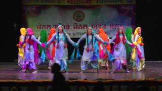 DAV College Jalandhar Luddi 2017  Punjabi Folk Dance  Girls Performance  Trending Dance 2017 [upl. by Tem]