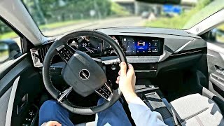 2022 Opel Astra  Innovation Plus 12 130hp   POV Test Drive 2 Highway [upl. by Tilagram]