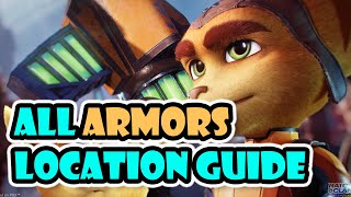 Ratchet and Clank Rift Apart All Armor Locations [upl. by Eidlog784]