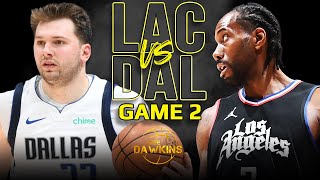 Los Angeles Clippers vs Dallas Mavericks Game 2 Full Highlights  2024 WCR1  FreeDawkins [upl. by Adnahs713]