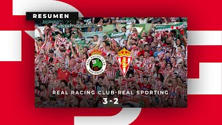 Resumen Real Racing ClubReal Sporting 32 [upl. by Ardnassela]