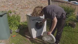 Indesit washing machine destructuion Summer special [upl. by Ahsela]