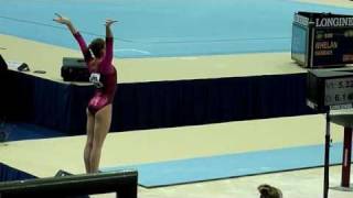 Mustafina Aliya RUS VT 2 qualification Worlds 2010 [upl. by Eihtak]