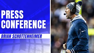 Offensive Coordinator Brian Schottenheimer Postgame Week 18  DALvsWAS  Dallas Cowboys 2024 [upl. by Addie]