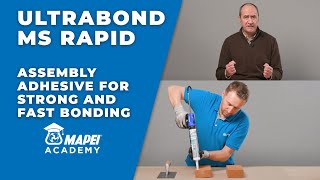 Hybrid Assembly Adhesive  Rapidsetting  Deformable  Internal amp external use  Ultrabond MS Rapid [upl. by Greenquist]