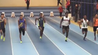 60M  Salle JUM  Les FINALES Championnats IDF en salle Cadets Juniors EAUBONNE  11022018 [upl. by Supple]