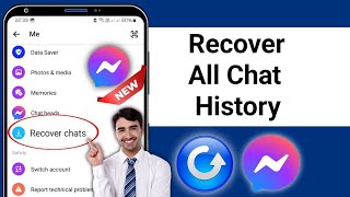 how to recover deleted messages on messenger  deleted chats recovery [upl. by Atinav993]