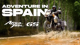 Africa Twin BMWGS our BIG Adventure to Spain  Trailer [upl. by Ecnerol]