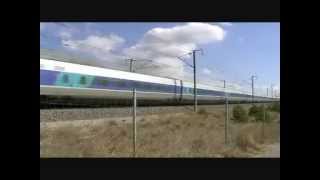 25 TRAINS A GRANDE VITESSE [upl. by Allekim]