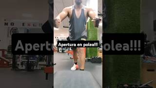 Apertura en polea  pectoral workout [upl. by Lerrehs]