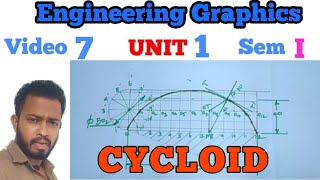 Video 7  cycloidengineering graphics Anna university engineering engineeringgraphics [upl. by Paton775]