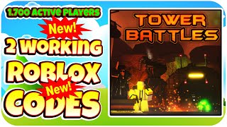 Tower Battles By Planet3arth Roblox GAME ALL SECRET CODES ALL WORKING CODES [upl. by Denman333]