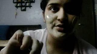 DIY facial maskfullers earthmultani mitti [upl. by Eelnodnarb7]