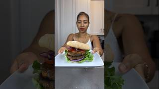 quotBest Double Stacked Black Bean Burger Recipe 🍔  Ultimate Homemade Delightquot [upl. by Alyssa]