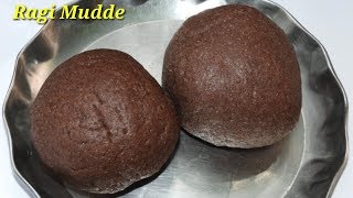 Ragi Mudde Recipe in Kannada ಮೃದುವಾದ ರಾಗಿ ಮುದ್ದೆ  Finger Millet Ball in Kannada  Rekha Aduge [upl. by Nesahc]