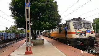 Double Train Action12535  Raipur Garibrath Superfast Express and 13426  Malda Town Express [upl. by Riatsila]