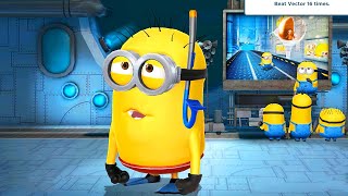 Snorkeler minion Vs Vector  Despicable me minion rush boss Battle [upl. by Eidda]