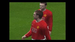 PES 2008 PS2 TIẾNG VIỆT MANCHESTER UNITED VS SPORTING LISBON [upl. by Conti]