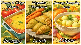 Ep 1 A Wartime Breakfast Lunch amp Dinner  WW2  Ration Recipes  Frugal Living [upl. by Nosniv972]