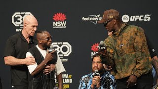 Israel Adesanya Confrontation EXPLODES on Manel Kape  UFC 293 Press Conference [upl. by Asselem]