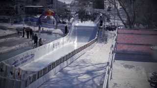 Red Bull Crashed Ice  Bike Race [upl. by Ruhtra]