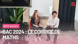 Bac 2024  le corrigé vidéo de lépreuve de maths Jour 1 [upl. by Madda]