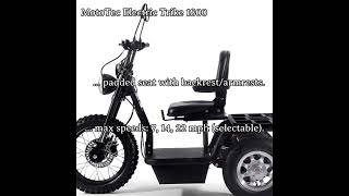 MotoTec Electric Trike 60v 1800w Black [upl. by Atilal]