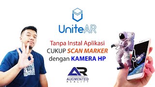 Tanpa Install Aplikasi  Membuat Augmented Reality dengan UNITEAR GuruCreative [upl. by Nappy]