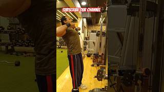 Cable upright row for shoulder workout trendingmotivationshoulderworkoutexplorepagegym [upl. by Bounds]