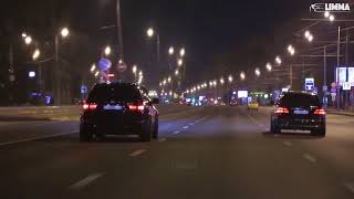 BMW X5M vs ML63 AMG II ШАШКИ В МОСКВЕ II COMBO VINE [upl. by Kerwinn598]