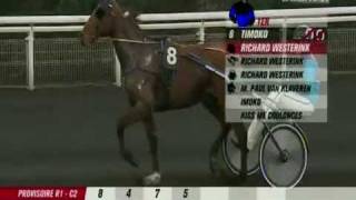 Timoko amp Richard Westerink winnen Prix Ephrem Houel  Vincennes 12 feb 2011 [upl. by Negeam]